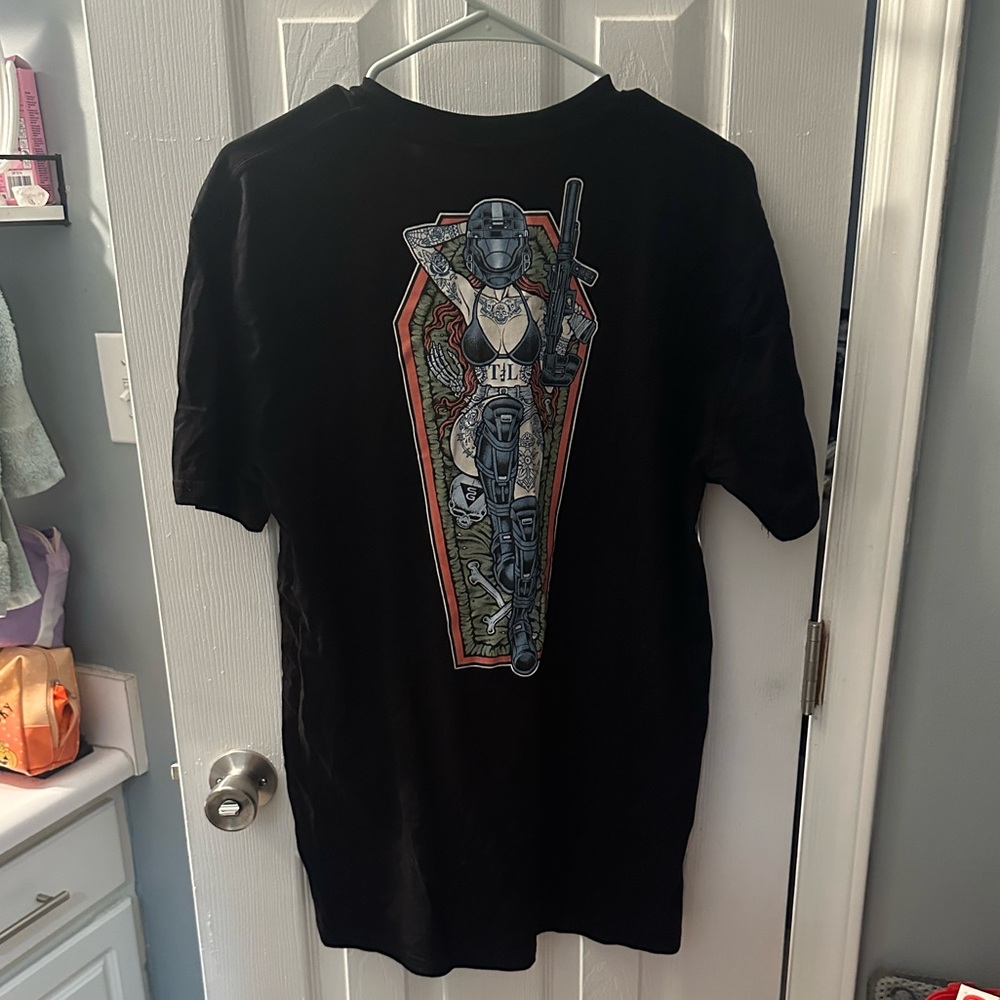 Sunset Goons Tee with Halo Inspired Design